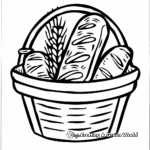 H2: Bread Basket Coloring Pages 2