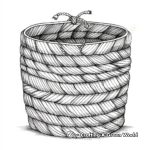 H2: Detailed Woven Basket Coloring Pages for Adults 1