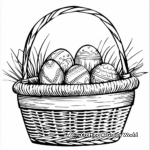 H2: Easter Basket Coloring Pages 1