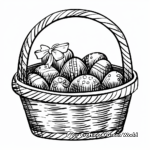 H2: Easter Basket Coloring Pages 2