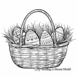 H2: Easter Basket Coloring Pages 4