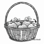 H2: Farmers Market Basket Coloring Pages 4
