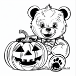 Halloween Build a Bear Costume Coloring Pages 4