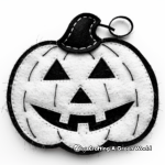 Halloween Inspired Felt Pumpkin Coloring Pages 2