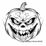 Halloween Themed Blank Face Coloring Pages 4