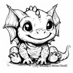 Hard and Cute Mythical Creatures Coloring Pages 1