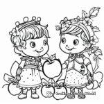 Hard Coloring pages for Cute Fairytale Characters 2