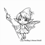 Hard Coloring pages for Cute Fairytale Characters 4