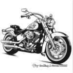 Harley Davidson Breakout Motorcycle Coloring Pages 2