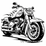 Harley Davidson Breakout Motorcycle Coloring Pages 3