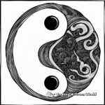 Harmonious Yin and Yang Coloring Pages 1