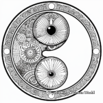 Harmonious Yin and Yang Coloring Pages 2