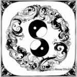 Harmonious Yin and Yang Coloring Pages 3