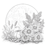 Harvest Moon Autumn Coloring Pages 1