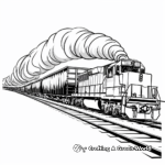 Heavy Haul Freight Train Coloring Pages 1