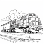 Heavy Haul Freight Train Coloring Pages 4