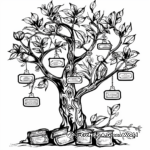 Heritage Themed Family Tree Coloring Pages 4
