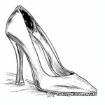High Fashion Runway Heel Coloring Pages 1
