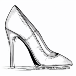 High Fashion Runway Heel Coloring Pages 2