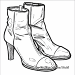 High Heel Boots Coloring Pages 4
