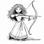Highland Games Scene Merida Coloring Pages 1