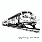 Historic Amtrak Locomotive Coloring Pages 2