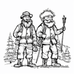 Historic Lewis and Clark Expedition Coloring Pages 2