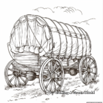 Historic Oregon Trail Wagon Coloring Pages 2