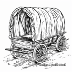 Historic Oregon Trail Wagon Coloring Pages 4
