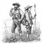 Historical Journals of Lewis and Clark Coloring Pages 1