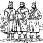 Historical Journals of Lewis and Clark Coloring Pages 3