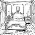 Historical Victorian Bedroom Coloring Pages 3