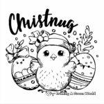 Hoilday themed Menu Coloring pages: Christmas, Thanksgiving, Easter 2