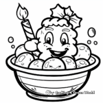 Holiday Themed Christmas Slime Coloring Pages 4