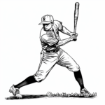Homage to Baseball Legends Coloring Pages 2