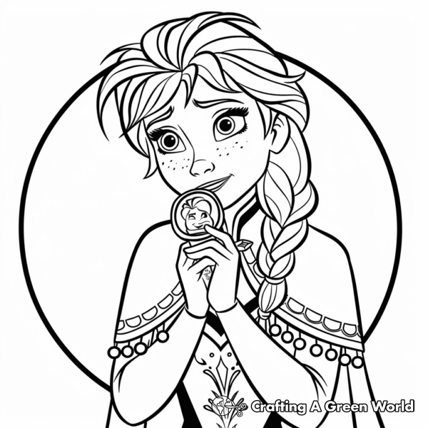 Anna And Elsa Coloring Pages - Free &amp; Printable!
