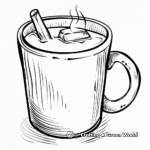 Hot Chocolate Mug Coloring Pages 2