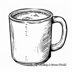 Hot Chocolate Mug Coloring Pages 4