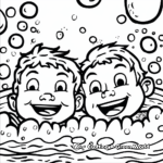 Hot Spring Bubbles Coloring Pages 2