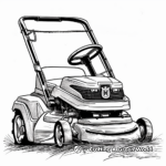 Hover Lawn Mower Coloring Pages 2