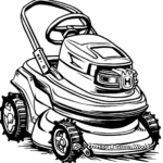 Hover Lawn Mower Coloring Pages 3
