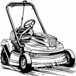 Hover Lawn Mower Coloring Pages 4