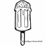 Ice Cream and Popsicle Summer Delight Coloring Pages 1