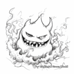 Ice Demon Coloring Pages for Fantasy Fans 1