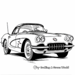 Iconic Chevy Corvette Coloring Pages for Artists 1
