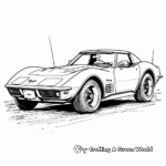 Iconic Chevy Corvette Coloring Pages for Artists 2