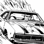 Iconic Fast and Furious Moments Coloring Pages 3