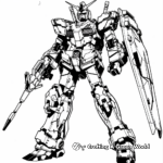Iconic Gundam Barbatos Coloring Pages 2