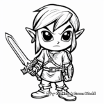 Iconic Legend of Zelda Coloring Pages 4