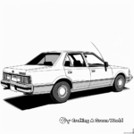 Iconic Toyota Camry Coloring Sheets 1